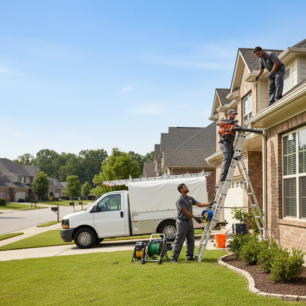 Home Gutter Service in Sheridan, TX near me